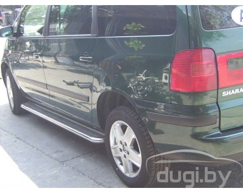 Боковые подножки - площадки для Volkswagen Sharan.